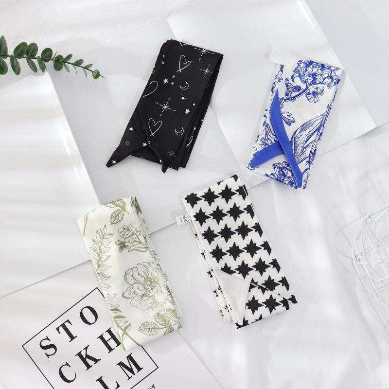 Scarves 2021 Fashion 130*7 Long Narrow Silk Ins Scarf French Hair Band Ribbon Women Skinny Headband
Scarves 2021 Fashion 130*7 Long Narrow Silk Ins Scarf French Hair Band Ribbon Women Skinny Headband