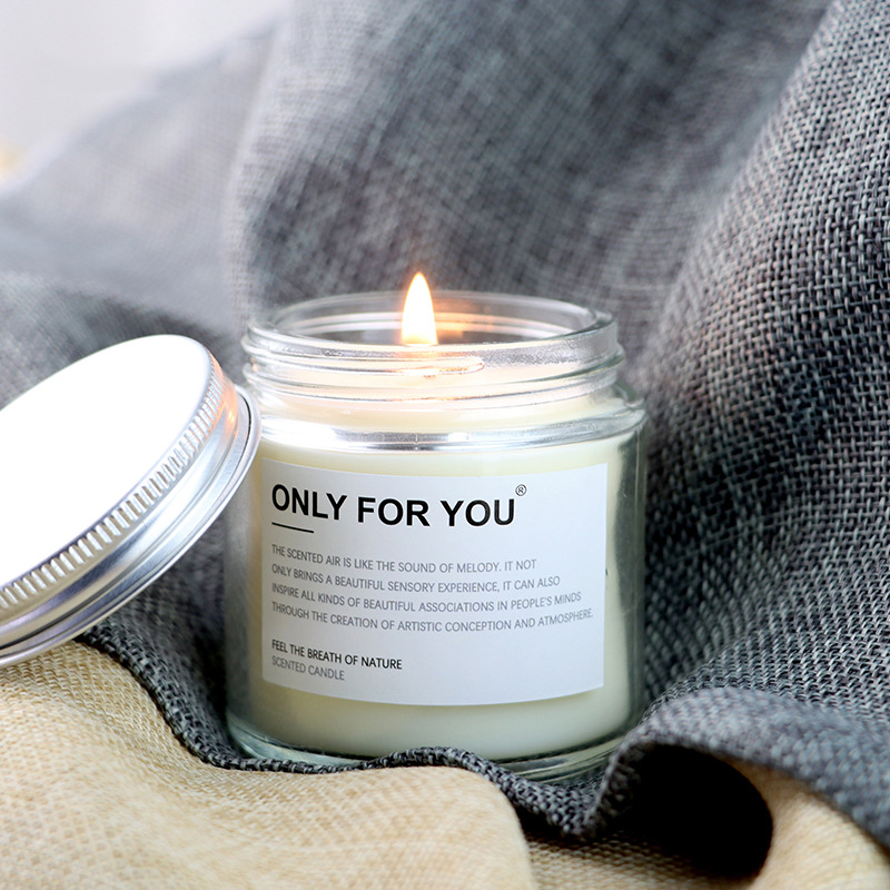 Clear Handmade Scented Candles Coconut Soy Wax Creative Aromatherapy Essential Oil Candle Glass Can Packaging Customized Logo Wedding Gift HY0040
Clear Handmade Scented Candles Coconut Soy Wax Creative Aromatherapy Essential Oil Candle Glass Can Packaging Customized Logo Wedding Gift HY0040