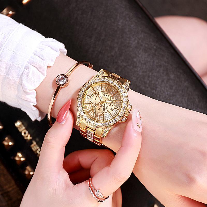 Arrivals Women Watches Stainless Steel Exquisite Watch Rhinestone Luxury Casual Quartz Wristwatches, Slivery;brown
Arrivals Women Watches Stainless Steel Exquisite Watch Rhinestone Luxury Casual Quartz Wristwatches, Slivery;brown