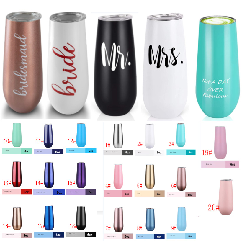 6oz Champagne Flute Tumbler Mugs Insulated Stainless Steel Vaccum Cup With Lid Birthday Gift For Women Friend Mom Sisters Her U-shaped ThermosCups HH21-287, As pic show
6oz Champagne Flute Tumbler Mugs Insulated Stainless Steel Vaccum Cup With Lid Birthday Gift For Women Friend Mom Sisters Her U-shaped ThermosCups HH21-287, As pic show
