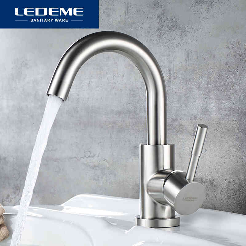 Bathroom Sink Faucets Basin Stainless Steel Faucet Rotate Single Handle Hot and Cold Water Mixer Taps Crane L1098-3 Lwhz
Bathroom Sink Faucets Basin Stainless Steel Faucet Rotate Single Handle Hot and Cold Water Mixer Taps Crane L1098-3 Lwhz