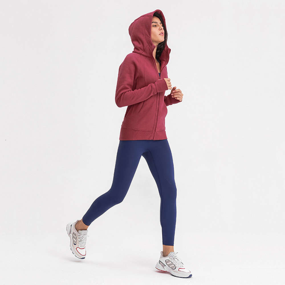 Lulu original top Yoga suit women autumn winter thick Plush fitness running windbreaker hooded sports sweater, Gray
Lulu original top Yoga suit women autumn winter thick Plush fitness running windbreaker hooded sports sweater, Gray