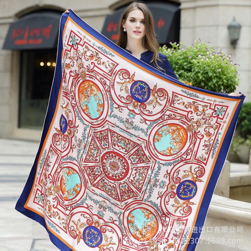 Scarves Design 5 Colors Twill Silk Square Scarf Women Fashion Shawl 130x130cm Big In Stock
Scarves Design 5 Colors Twill Silk Square Scarf Women Fashion Shawl 130x130cm Big In Stock