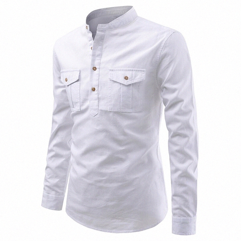 Men's Shirt Solid C… - image