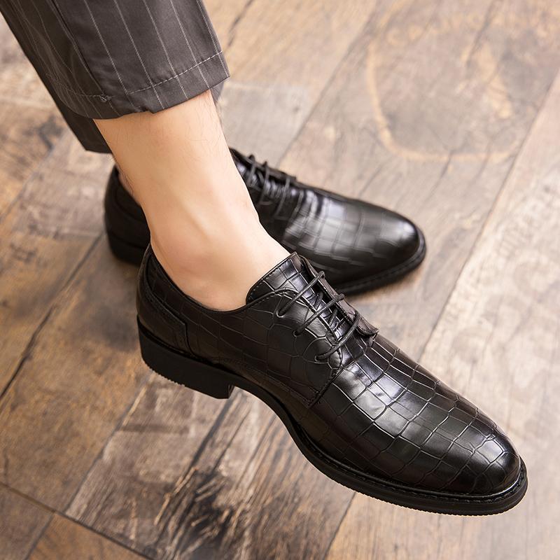 Men Dress Shoes Black Men's Social High Quality Formal Business Wedding Party Outdoor Elegant Male Big Size 47
Men Dress Shoes Black Men's Social High Quality Formal Business Wedding Party Outdoor Elegant Male Big Size 47