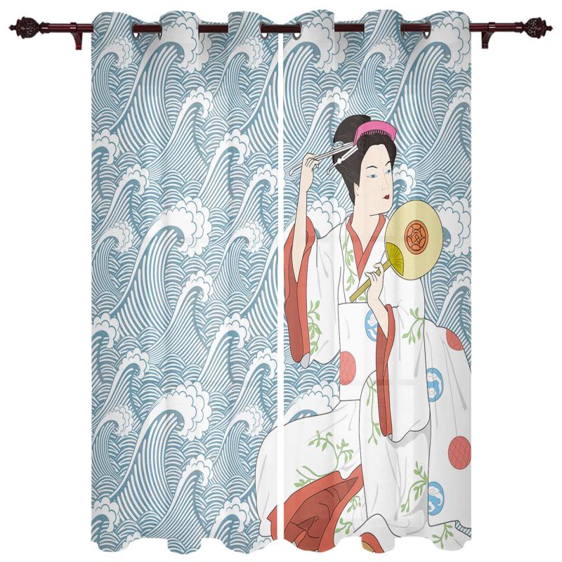 Exquisite Home Luxury Curtains Japanese Kimono Girl Wave Living Room Dining Bedroom El Translucent Curtain & Drapes
Exquisite Home Luxury Curtains Japanese Kimono Girl Wave Living Room Dining Bedroom El Translucent Curtain & Drapes