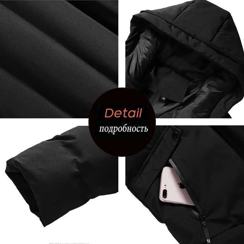 Winter Men's Waterproof Jacket: Warm Hooded Parka Coat For Cold Weather
