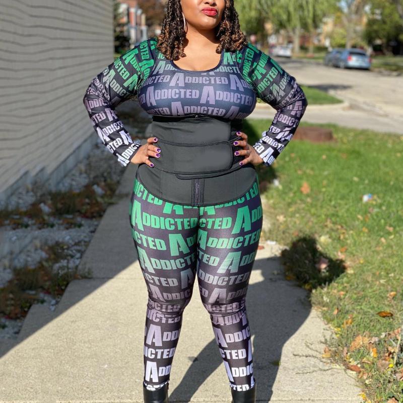 Women's Tracksuits 4xl 5xl Plus Size Sets For Women Letter Print Blouse & Pants Long Sleeve Bodycon Vintage Running Excerise Outfits Matchin, Green sets
Women's Tracksuits 4xl 5xl Plus Size Sets For Women Letter Print Blouse & Pants Long Sleeve Bodycon Vintage Running Excerise Outfits Matchin, Green sets