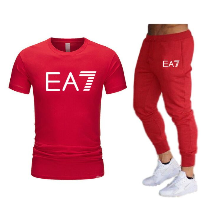 Sweatshirts Set Men summer brand tshirts 2021 Men's Jogger Tracksuit Solid o-neck t-shirt Casual 2 Pieces Sports Suits pant S-2XL
Sweatshirts Set Men summer brand tshirts 2021 Men's Jogger Tracksuit Solid o-neck t-shirt Casual 2 Pieces Sports Suits pant S-2XL