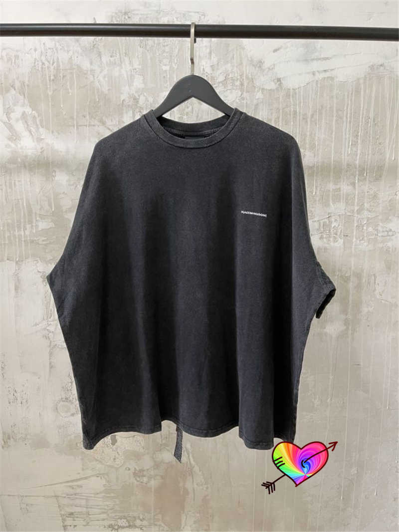 Oversize Peaceminusone T Shirt Men Women 1:1 High Quality Vintage Washed Black Made Old Peaceminusone Tee Long Ribbon Tops X0726, Gray
Oversize Peaceminusone T Shirt Men Women 1:1 High Quality Vintage Washed Black Made Old Peaceminusone Tee Long Ribbon Tops X0726, Gray