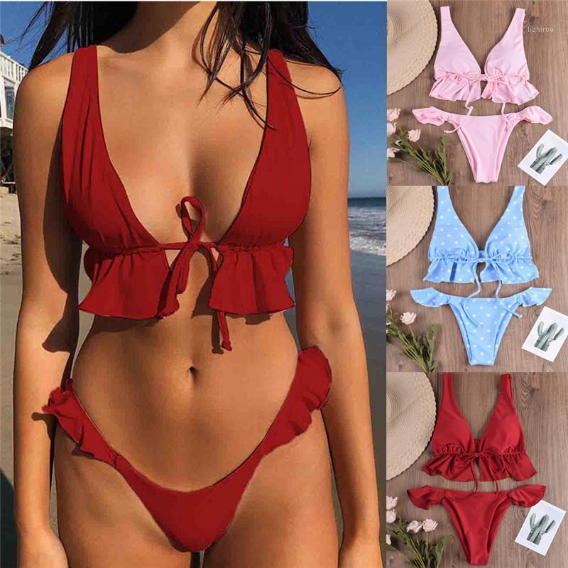 Sexy Women Push-up Padded Bra Bikini Set Summer Ruffles Swimsuit Swimwear Low Waist Bathing Suit Women, Blue
Sexy Women Push-up Padded Bra Bikini Set Summer Ruffles Swimsuit Swimwear Low Waist Bathing Suit Women, Blue