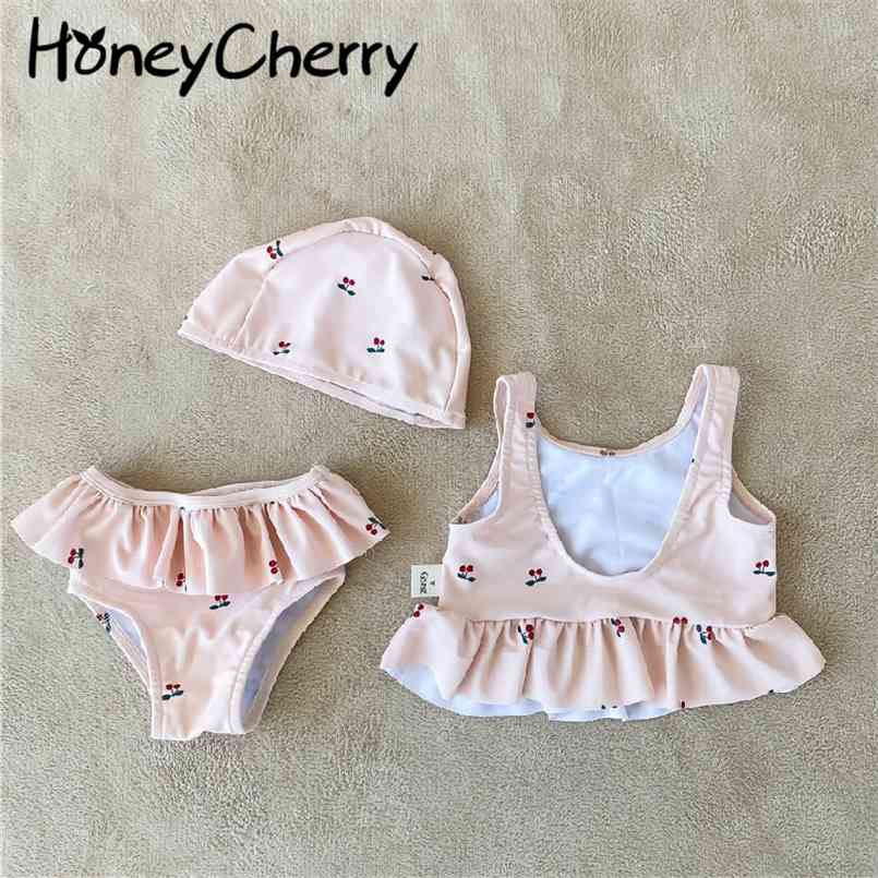 Baby children separate swimsuit swimming cap baby girl cherry beach holiday kids swimwear for girls 210702, Pink
Baby children separate swimsuit swimming cap baby girl cherry beach holiday kids swimwear for girls 210702, Pink