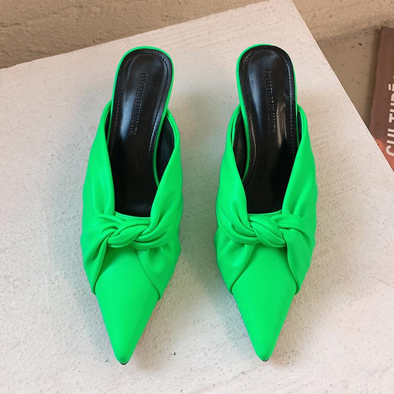 Slippers Women Mules Shoes Summer Fashion Pointed Toe Thin Heels Flip Flops Female Sandals Slides Outside 2021 Ladies, Black
Slippers Women Mules Shoes Summer Fashion Pointed Toe Thin Heels Flip Flops Female Sandals Slides Outside 2021 Ladies, Black