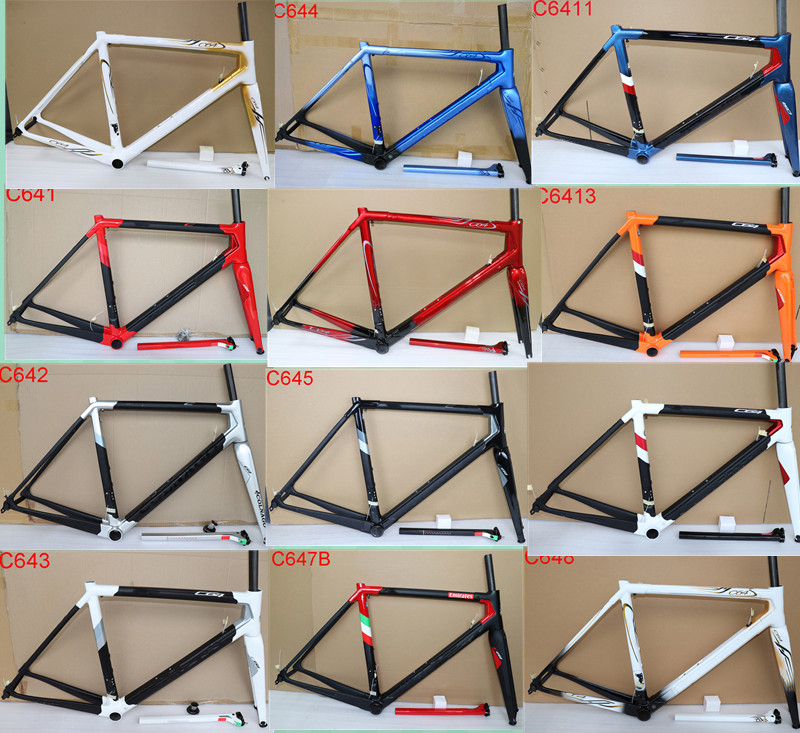 More 28 color C64 carbon road bike frames C64 bicycle frame size 48/50/52/54/56cm can for XDB DPD, Bb386 
More 28 color C64 carbon road bike frames C64 bicycle frame size 48/50/52/54/56cm can for XDB DPD, Bb386