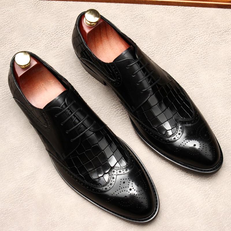 Black Coffee Business Shoes Men Oxford Leather Brogues Lace Up Formal Genuine Wedding Office Luxury Dress Shoe
Black Coffee Business Shoes Men Oxford Leather Brogues Lace Up Formal Genuine Wedding Office Luxury Dress Shoe