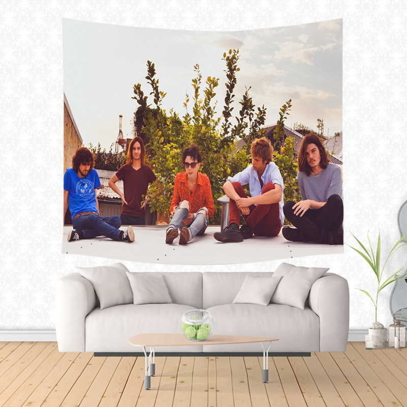 Tame Impala Pattern Tapestry Decorative Wall Hanging Carpet Bedding Outlet Door Curtain Textiles 210609