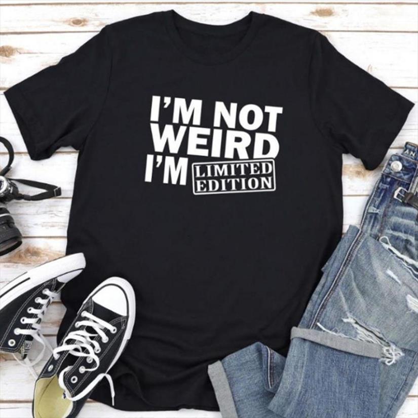 im not weird letter men t shirt print short sleeve o neck loose ladies summer tee camisetas mujer, White;black
im not weird letter men t shirt print short sleeve o neck loose ladies summer tee camisetas mujer, White;black