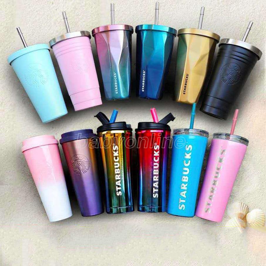 2021 latest Starbucks stainless steel mug 16OZ straw cups 20 styles ice cube gradient cup car Drinkwarehou Bottles FY4528, Multi colors
2021 latest Starbucks stainless steel mug 16OZ straw cups 20 styles ice cube gradient cup car Drinkwarehou Bottles FY4528, Multi colors