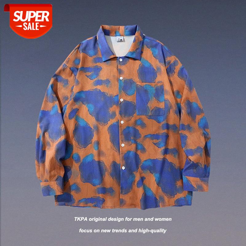 TKPA retro oil painting tie-dye long-sleeved shirt for men and women loose casual beach vacation #ie09, White;black
TKPA retro oil painting tie-dye long-sleeved shirt for men and women loose casual beach vacation #ie09, White;black
