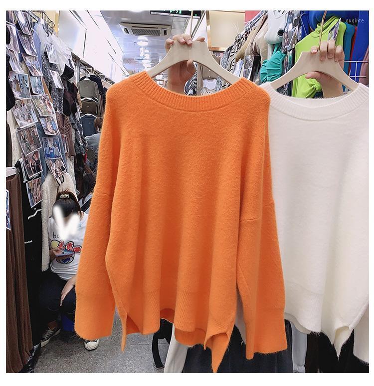 Women's Sweaters Autumn Winter Fashion Loose Palazzo O-neck Long Sleeve Candy Color Warm Soft Wool Knitted Sweater Jumpers Top, Orange
Women's Sweaters Autumn Winter Fashion Loose Palazzo O-neck Long Sleeve Candy Color Warm Soft Wool Knitted Sweater Jumpers Top, Orange
