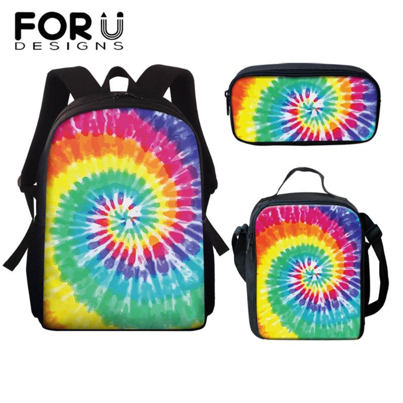 School Bags FORUDESIGNS For Teen Girls Boys Colorful Tie-dye Design Primary Student Bacpacks Kids Mochila Female Backpack
School Bags FORUDESIGNS For Teen Girls Boys Colorful Tie-dye Design Primary Student Bacpacks Kids Mochila Female Backpack
