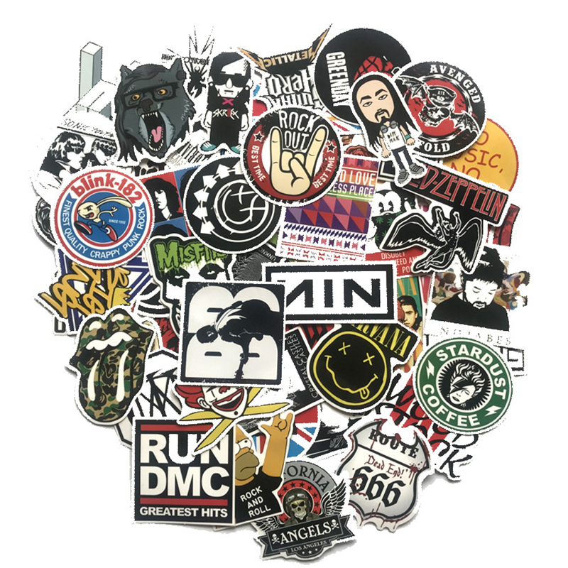 60pcs/Set Retro Rock Band Music Stickers Grean Day RHCP Luggage For Guitar Suitcase Skateboard DIY Waterproof Stickers F4
60pcs/Set Retro Rock Band Music Stickers Grean Day RHCP Luggage For Guitar Suitcase Skateboard DIY Waterproof Stickers F4
