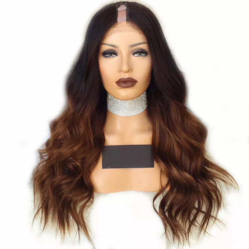 150% Density Brown Ombre Hu Hair Natural Wave Malaysian Remy Gluels U Part Wigs Middle Right Left Upart 1"x4" Two Tone
150% Density Brown Ombre Hu Hair Natural Wave Malaysian Remy Gluels U Part Wigs Middle Right Left Upart 1"x4" Two Tone