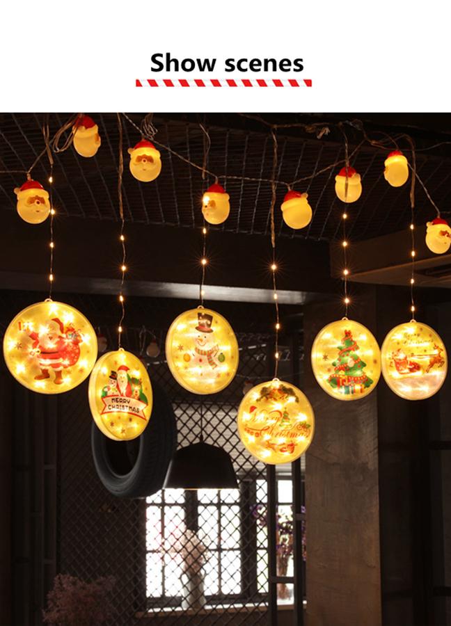 2021New LED ice strip Christmas decorative room decorations colorful star lights string waterproof indoor and outdoor use DHL Free shipping