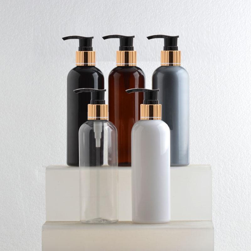 Storage Bottles & Jars 300ml Empty Plastic Lotion Liquid Soap Pump Container For Personal Care Gold Aluminum Cosmetic Containers
Storage Bottles & Jars 300ml Empty Plastic Lotion Liquid Soap Pump Container For Personal Care Gold Aluminum Cosmetic Containers