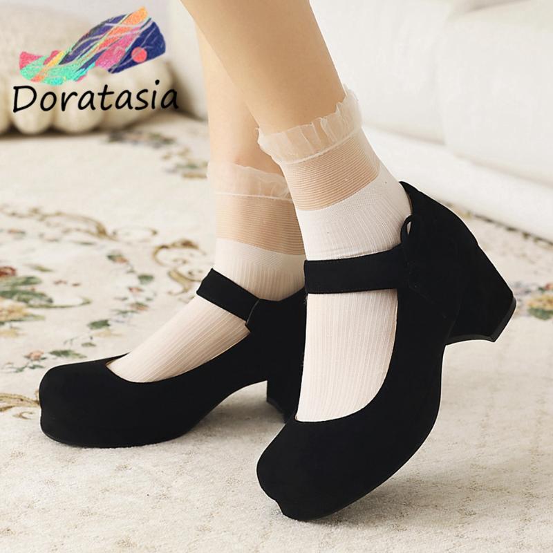 Sweet Women Platform Spring Flock Marry Janes Shoes Pumps Square Toe Butterfly Knot High Heels Dress, Black
Sweet Women Platform Spring Flock Marry Janes Shoes Pumps Square Toe Butterfly Knot High Heels Dress, Black