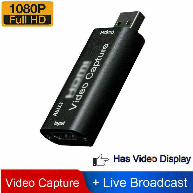 Video Capture Card USB To -compatible Grabber Record Box For PS4 Game DVD Camcorder Camera Recording Live Streaming Computer Cables & Connec
Video Capture Card USB To -compatible Grabber Record Box For PS4 Game DVD Camcorder Camera Recording Live Streaming Computer Cables & Connec