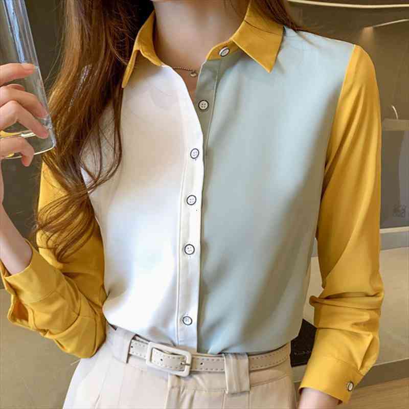 Long Sleeve Chiffon Blouse Shirt Blouse Women Blusas Mujer De Moda Turn Down Collar Office Women Tops Blusa E224, White
Long Sleeve Chiffon Blouse Shirt Blouse Women Blusas Mujer De Moda Turn Down Collar Office Women Tops Blusa E224, White