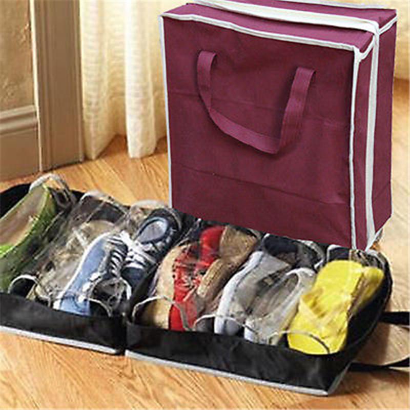 Storage Bags Travel Waterproof Folding Shoes Organizer Portable Closet Shoe Wine Red 1PC
Storage Bags Travel Waterproof Folding Shoes Organizer Portable Closet Shoe Wine Red 1PC