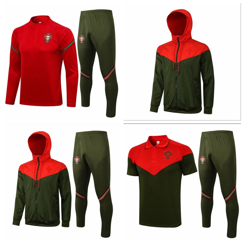 2021 2022 Portugal adult Soccer Training Tracksuits kits Hooded football Training Suit Sets Survetement Maillots De Foot MenTracksuits
2021 2022 Portugal adult Soccer Training Tracksuits kits Hooded football Training Suit Sets Survetement Maillots De Foot MenTracksuits