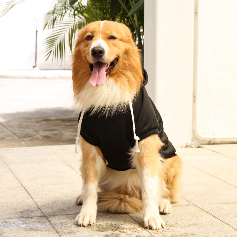 5 Color Dogs Hoodie Dog Apparel Sweaters with Hat Cold Weather Pet Hoodies Pocket Hooded Clothes Costume Puppy Cat Winter Hoody Warm Coat Sweater for 