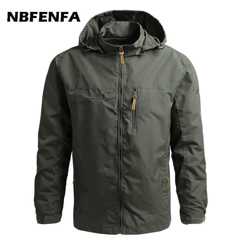 Men Jackets Hooded Coats Waterproof Male Outdoor Outwears Windbreaker Windproof Spring Autumn Jacket Fashion Clothing Coat LA090 X0621, Khaki
Men Jackets Hooded Coats Waterproof Male Outdoor Outwears Windbreaker Windproof Spring Autumn Jacket Fashion Clothing Coat LA090 X0621, Khaki
