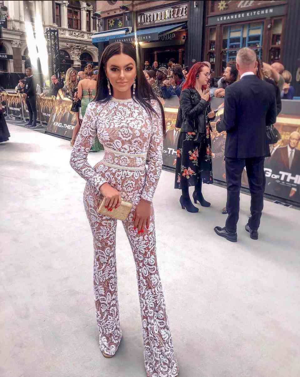 Women Jumpsuit Temperament Lace Rompers Womens Long Sleeve High Waist Slim White Black Autumn 210513