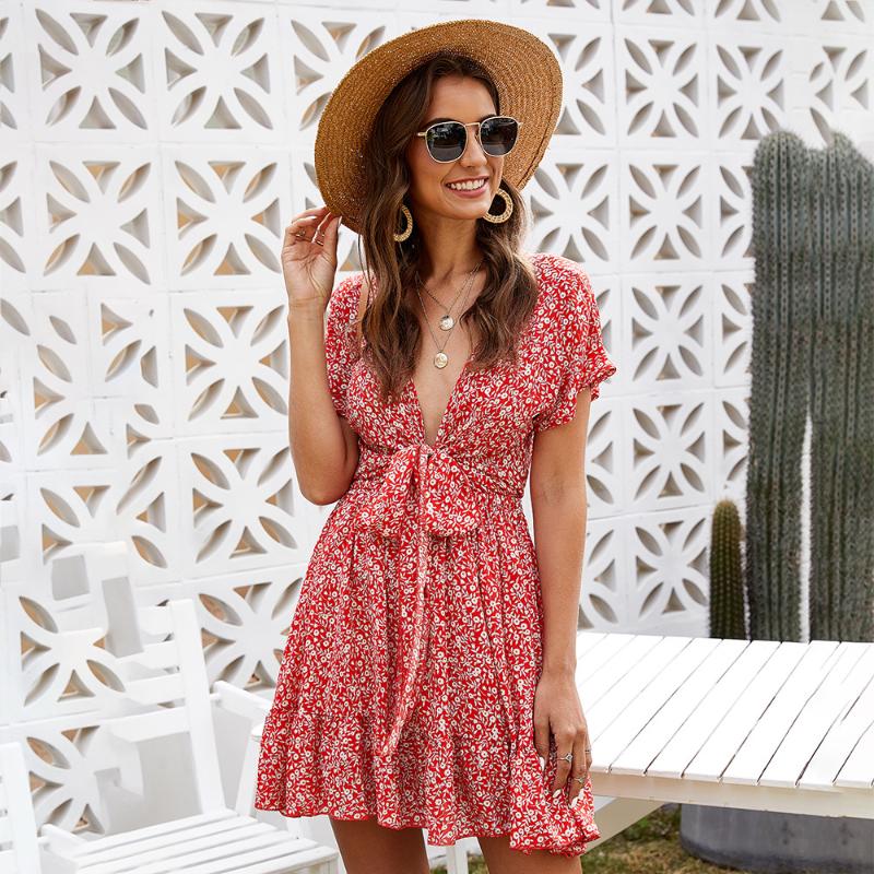 Women' Swimwear 2021 Dress Fashion Sexy Deep V High Waist Ruffled Floral Party Wear Summer And Spring Short Skirt Beachwear, Red
Women' Swimwear 2021 Dress Fashion Sexy Deep V High Waist Ruffled Floral Party Wear Summer And Spring Short Skirt Beachwear, Red