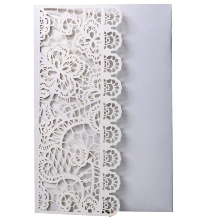 2021 New 3 Folds Navy Blue Wedding Invitations Cards For Wedding Bridal Shower Engagement Birthday Graduation Invites