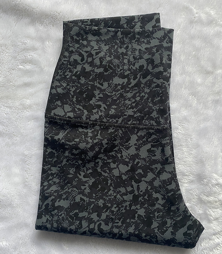 Solid Color High Waist Women Yoga Pants Lycra Fabric Gym Wear Elastic Leggings Fiess Lady Outdoor Sports Trousers