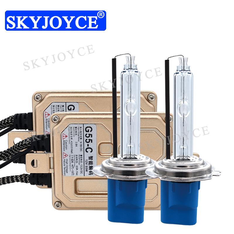 Car Headlights SKYJOYCE Headlight 55W D2H Canbus HID Kit Ballast Reactor 5500K Fast Bright H1 H7 H11 9005 9012 Bulb
Car Headlights SKYJOYCE Headlight 55W D2H Canbus HID Kit Ballast Reactor 5500K Fast Bright H1 H7 H11 9005 9012 Bulb