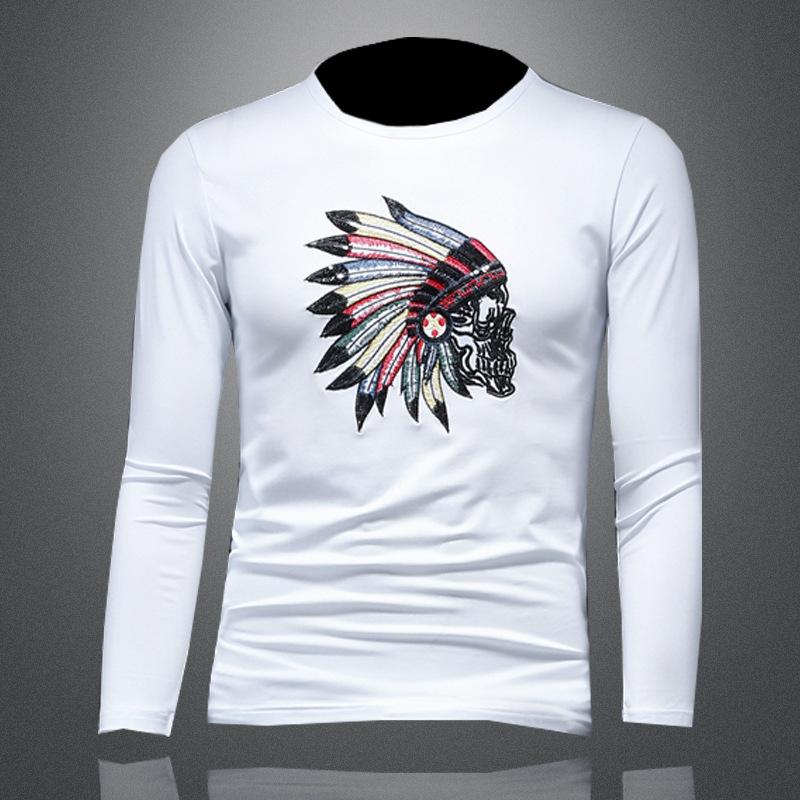 Men's T-Shirts Long Sleeve Black White Red Basic Simple T Shirt Slim Fit Elastic Cotton Tops Tees Embroidered Fashion Clothes
Men's T-Shirts Long Sleeve Black White Red Basic Simple T Shirt Slim Fit Elastic Cotton Tops Tees Embroidered Fashion Clothes