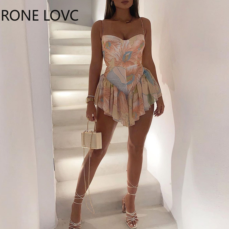 2021women spaghetti strap blooming floral print ruffles irregular dress mini dress elegant fashion chic dress, Black;gray
2021women spaghetti strap blooming floral print ruffles irregular dress mini dress elegant fashion chic dress, Black;gray