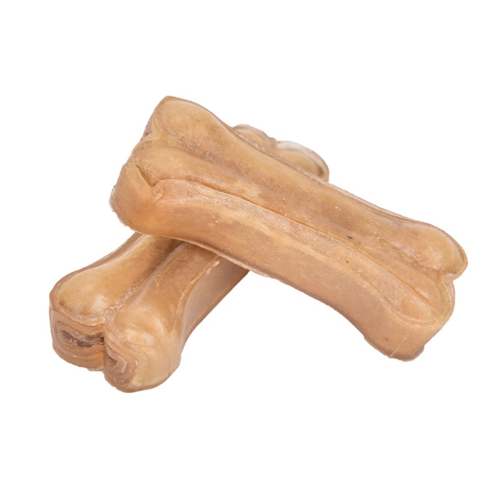 Dog Toys Delivers Chewing Toys Leather Cow Skin Bone Molar Teeth Clean Stok Food Treats Dogs Bones Puppy Accessories