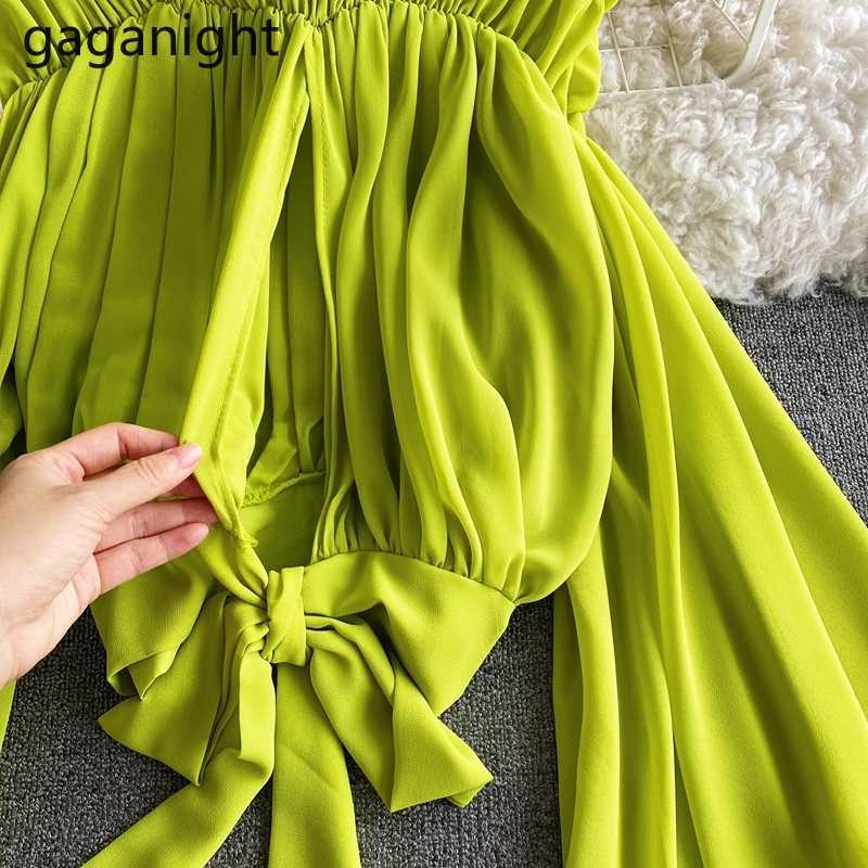 Women Chiffon Blouses Elegant Office Ladies Tops Spring Solid Half Turtleneck Shirts Long Lantern Sleeve Party Blusas 210601