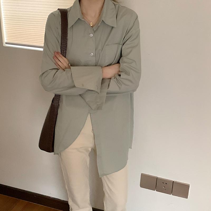 Women's Blouses & Shirts HziriP Chic Irregular Split Solid OL Casual Tops 2021 Women Lapel Gentle Loose Elegance Vintage All Match Streetwea, Grey
Women's Blouses & Shirts HziriP Chic Irregular Split Solid OL Casual Tops 2021 Women Lapel Gentle Loose Elegance Vintage All Match Streetwea, Grey