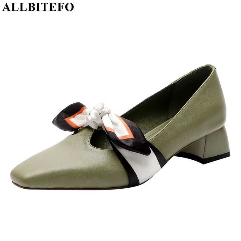 ALLBITEFO bowknot design comfortable soft genuine leather high heels fashion women pumps high heel shoes basic Walking shoes 210611, As picture
ALLBITEFO bowknot design comfortable soft genuine leather high heels fashion women pumps high heel shoes basic Walking shoes 210611, As picture