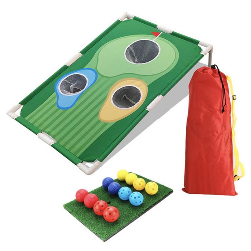 Golf Training Aids Foldable Chipping Net Cornhole Game Set Golfing Target For Indoor Outdoor Practice
Golf Training Aids Foldable Chipping Net Cornhole Game Set Golfing Target For Indoor Outdoor Practice