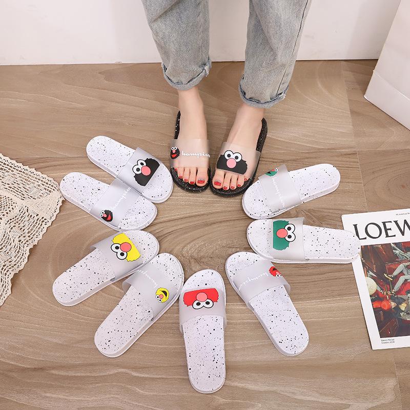Slippers Female Cute Cartoon Sandals Korean Couple Fashion Shoes Summer PVC Flat Home Slipper, Black
Slippers Female Cute Cartoon Sandals Korean Couple Fashion Shoes Summer PVC Flat Home Slipper, Black
