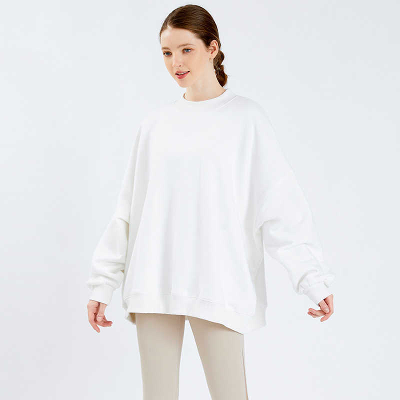 Casual Loose Sports Hoodies Long Sleeve Women's Sweater Round Neck Top National Fashion Fitness Workout Gym Clothes, White
Casual Loose Sports Hoodies Long Sleeve Women's Sweater Round Neck Top National Fashion Fitness Workout Gym Clothes, White